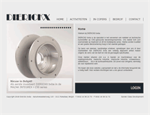 Tablet Screenshot of dierickx-tools.be